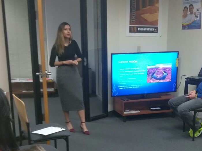 Alexia Carrera Presents at Consulate of Ecuador